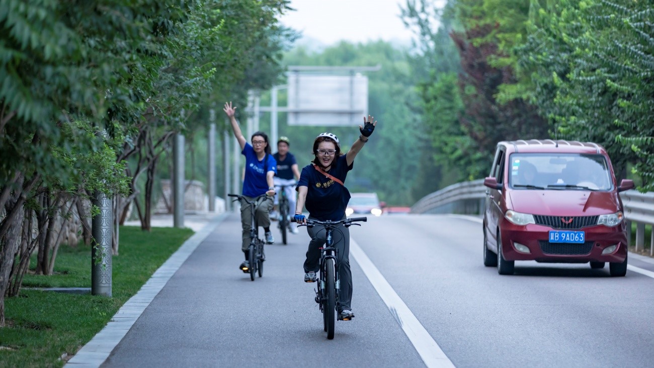 「騎行雁棲湖，凝聚團(tuán)隊(duì)力！」 一日騎行團(tuán)建，挑戰(zhàn)與美景同行！