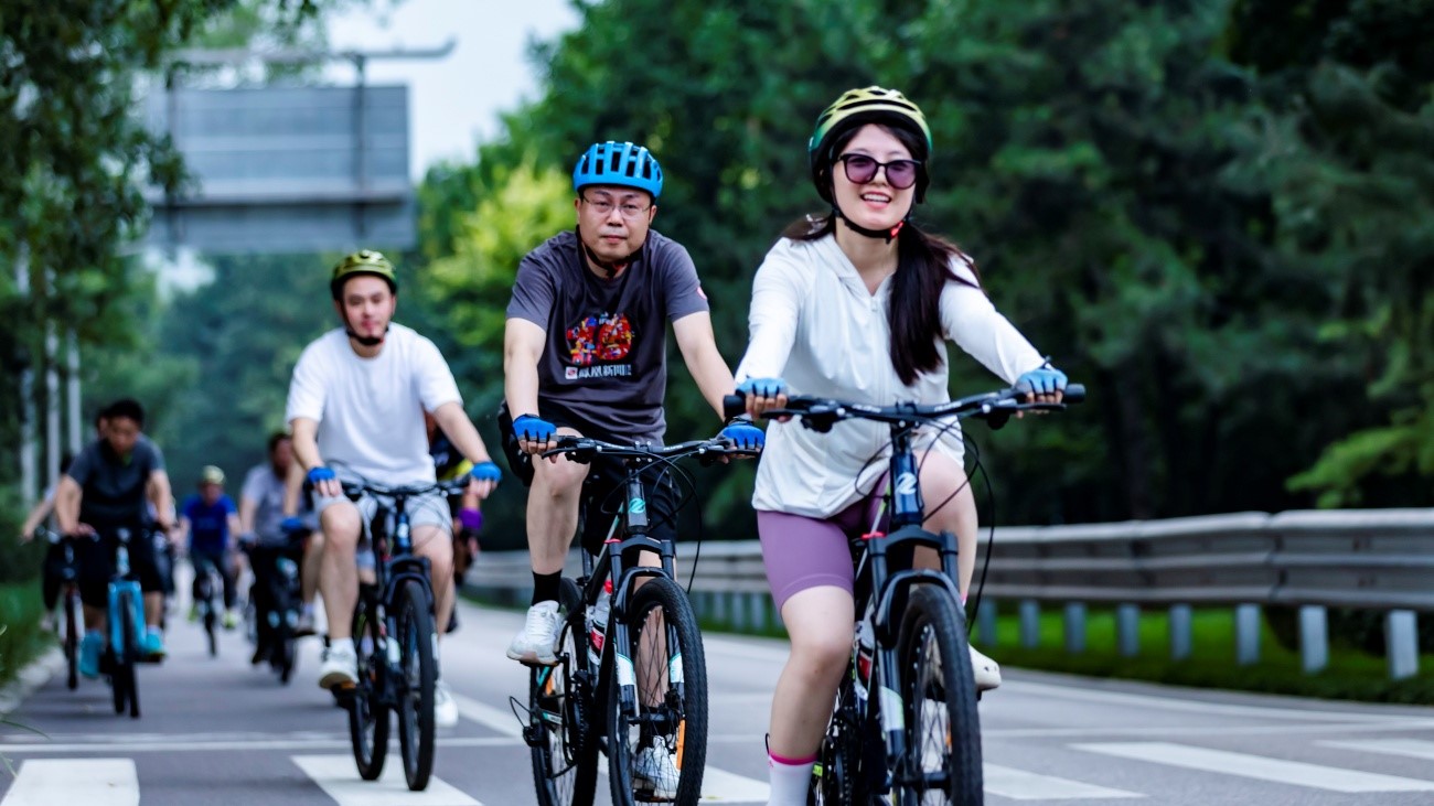 「騎行雁棲湖，凝聚團(tuán)隊(duì)力！」 一日騎行團(tuán)建，挑戰(zhàn)與美景同行！