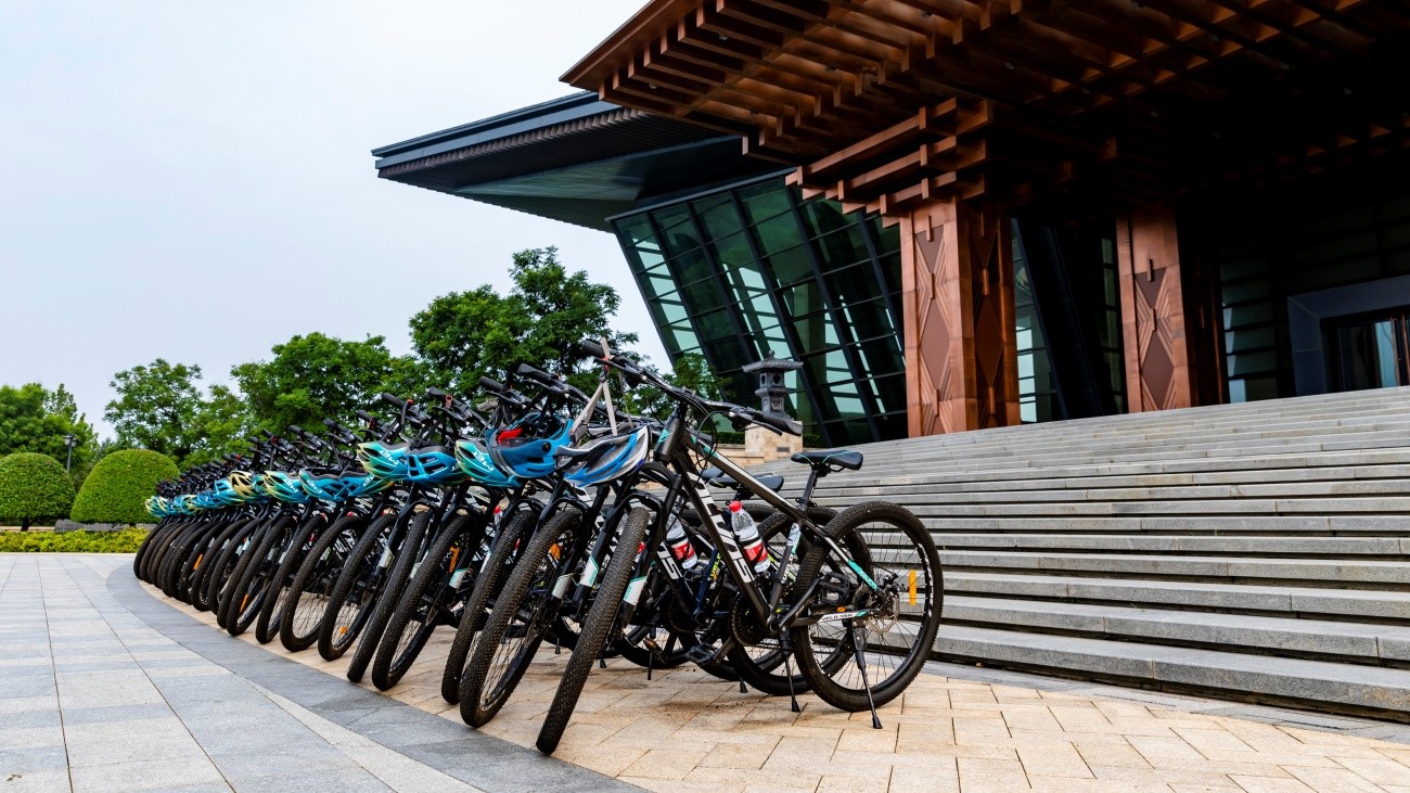 「騎行雁棲湖，凝聚團(tuán)隊(duì)力！」 一日騎行團(tuán)建，挑戰(zhàn)與美景同行！