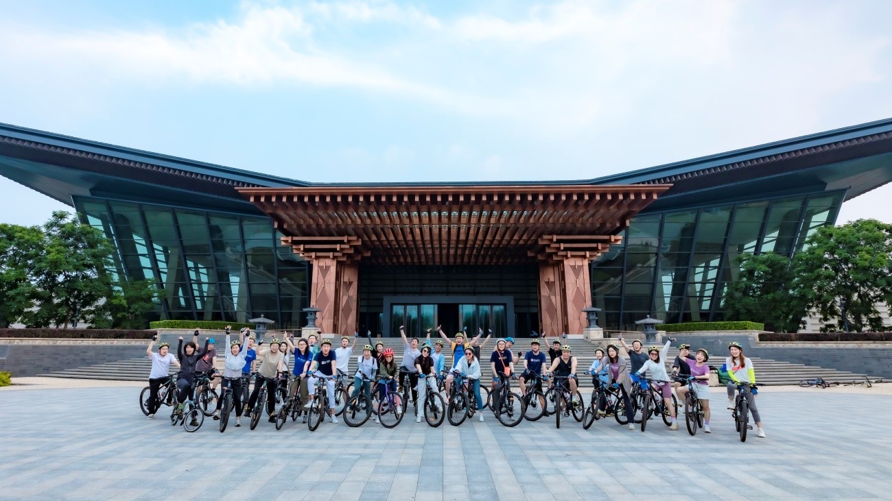 「騎行雁棲湖，凝聚團(tuán)隊(duì)力！」 一日騎行團(tuán)建，挑戰(zhàn)與美景同行！